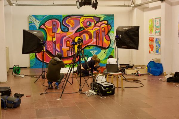 "Freedom" with Liu Bolin